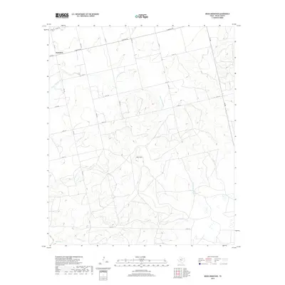 2019 Map of Bench Mountain, 2019 Print