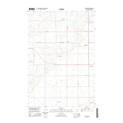2017 Map of Benchland, 2017 Print