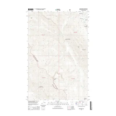 2014 Map of Benchmark, 2014 Print