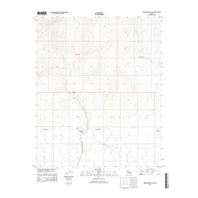 2014 Map of Bendeleben B-6 NE, 2014 Print