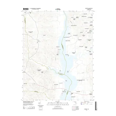 2014 Map of Benedict, 2014 Print