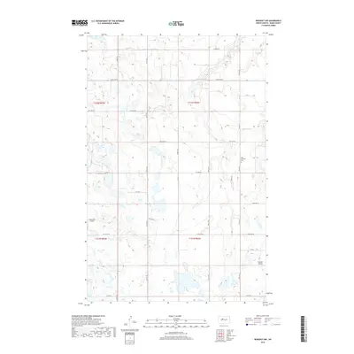 2018 Map of Benedict NW, 2018 Print