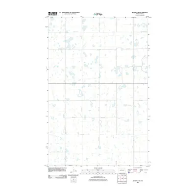 2011 Map of Benedict SW, 2011 Print