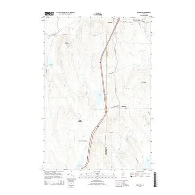 2014 Map of Benedicta, 2014 Print