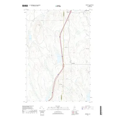 2018 Map of Benedicta, 2018 Print