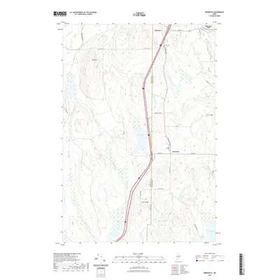 2021 Map of Benedicta, 2021 Print