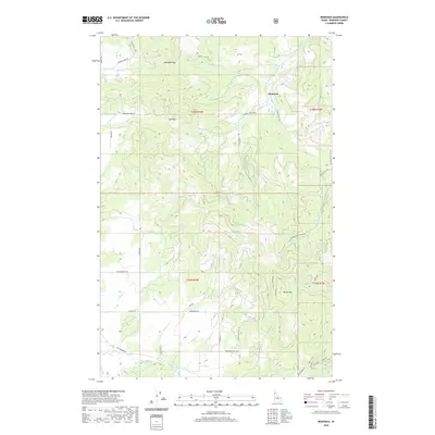 2020 Map of Benewah, 2020 Print