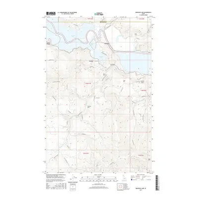 2017 Map of Benewah Lake, 2017 Print