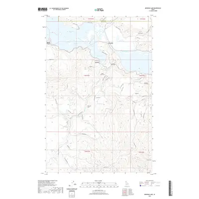 2020 Map of Benewah Lake, 2020 Print