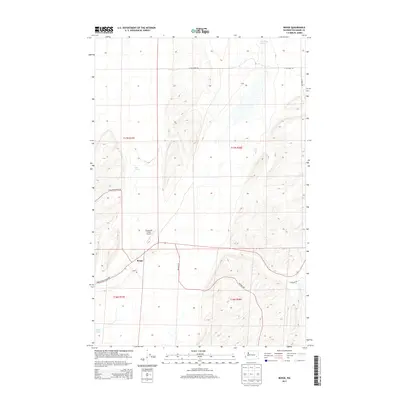 2013 Map of Benge, 2013 Print
