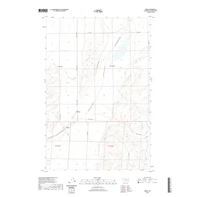 2020 Map of Benge, 2020 Print