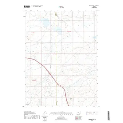 2017 Map of Bengough Hill, 2017 Print