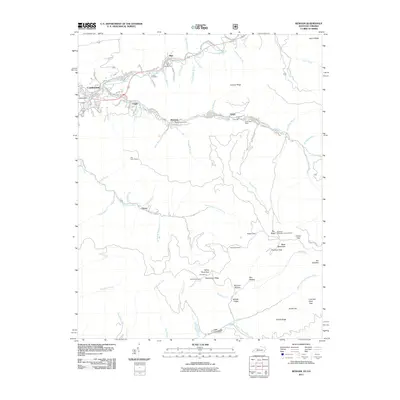 2011 Map of Benham, 2011 Print