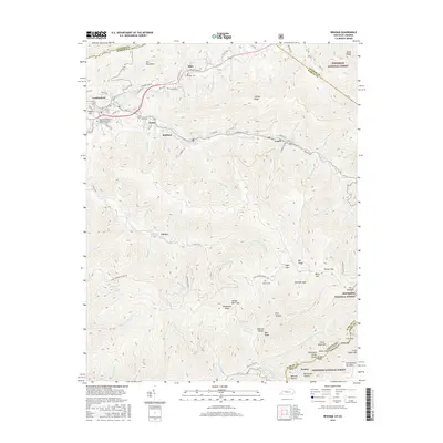 2016 Map of Benham, 2016 Print