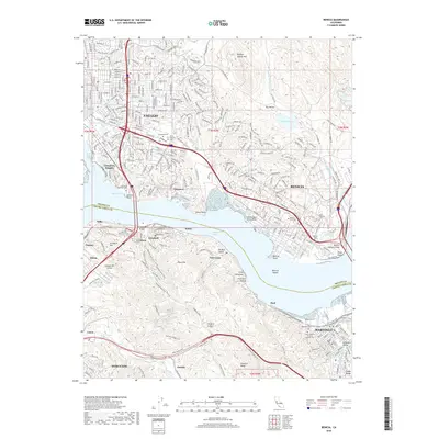 2018 Map of Benicia, 2018 Print