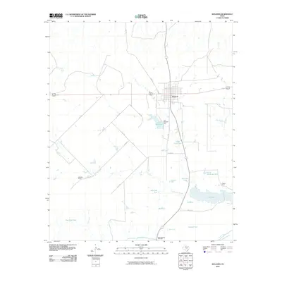 2010 Map of Benjamin, 2010 Print