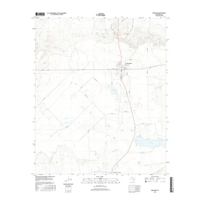 2016 Map of Benjamin, 2016 Print