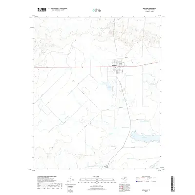 2019 Map of Benjamin, 2019 Print
