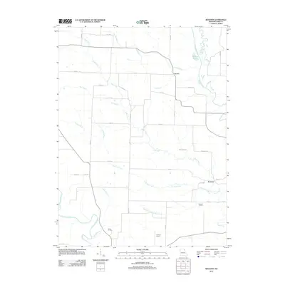 2012 Map of Benjamin, 2012 Print