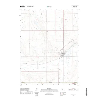 2017 Map of Benkelman, 2017 Print