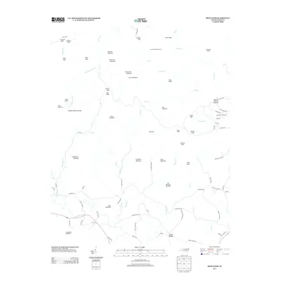 2013 Map of Benn Knob, 2013 Print