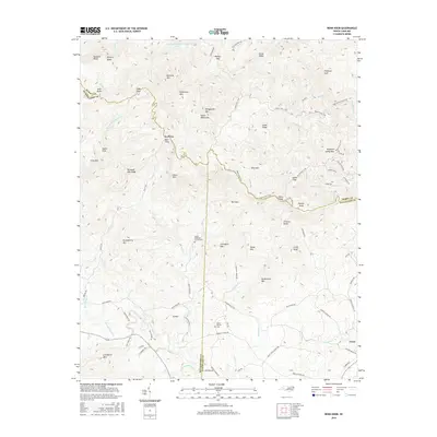 2016 Map of Benn Knob, 2016 Print