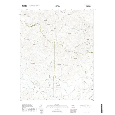 2019 Map of Benn Knob, 2019 Print