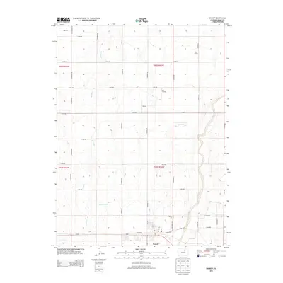 2013 Map of Bennett, 2013 Print