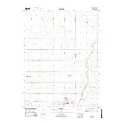 2016 Map of Bennett, 2016 Print