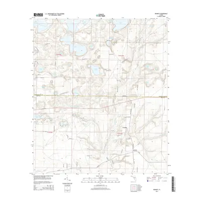 2015 Map of Bennett, 2015 Print