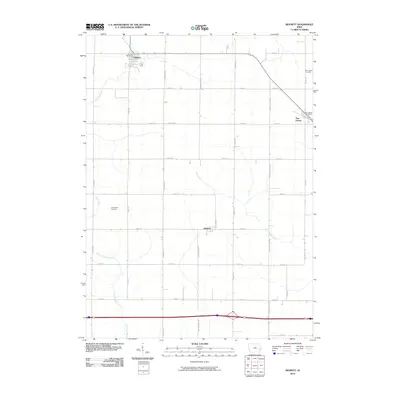 2010 Map of Bennett, 2010 Print