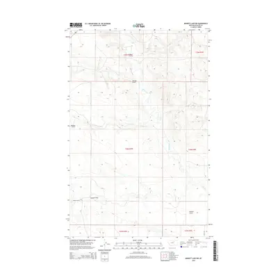 2014 Map of Bennett Lake NW, 2014 Print