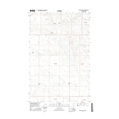 2017 Map of Bennett Lake NW, 2017 Print