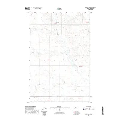 2020 Map of Bennett Lake NW, 2020 Print