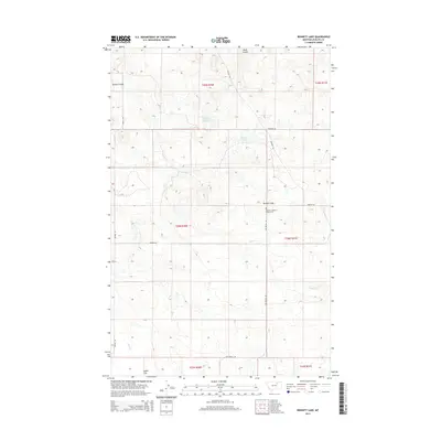 2014 Map of Bennett Lake, 2014 Print