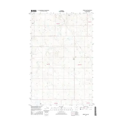 2017 Map of Bennett Lake, 2017 Print