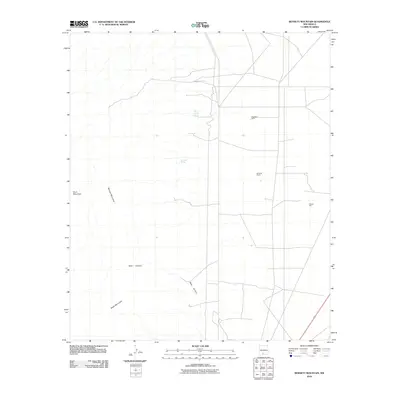 2010 Map of Bennett Mountain, 2010 Print