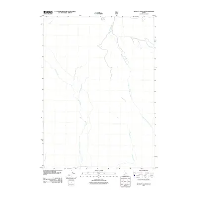 2011 Map of Bennett Mountain, 2011 Print