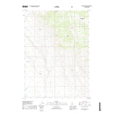 2020 Map of Bennett Mountain, 2020 Print