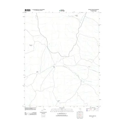 2012 Map of Bennett Pass, 2012 Print