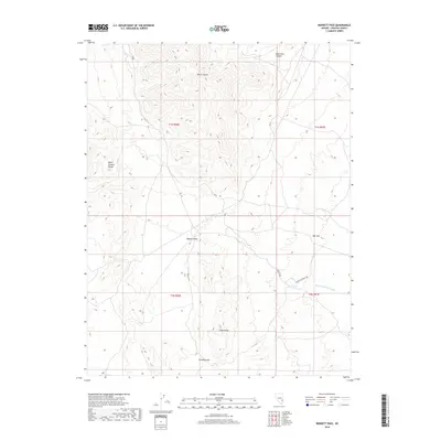 2018 Map of Bennett Pass, 2018 Print