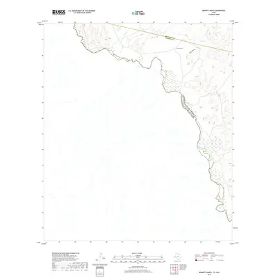 2019 Map of Bennett Ranch, 2019 Print