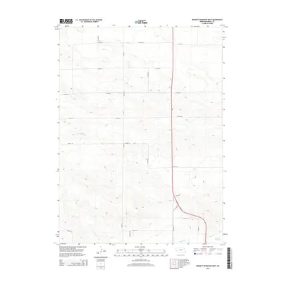 2014 Map of Bennett Reservoir West, 2014 Print