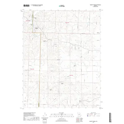 2017 Map of Bennett Springs, 2017 Print