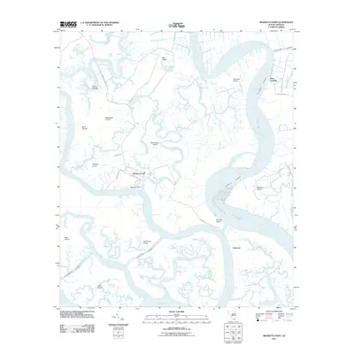 2011 Map of Bennetts Point, 2011 Print