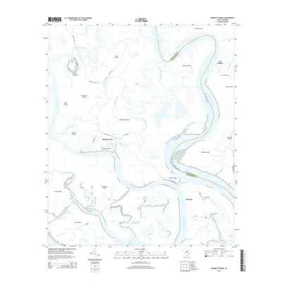 2014 Map of Bennetts Point, 2014 Print