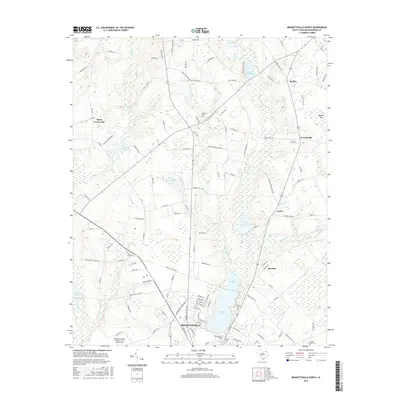 2017 Map of Bennettsville North, 2017 Print