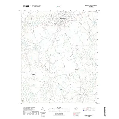 2020 Map of Bennettsville South, 2020 Print