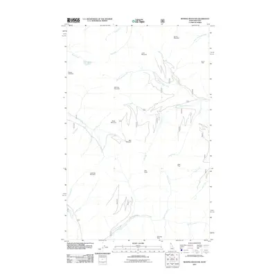 2011 Map of Benning Mountain, 2011 Print