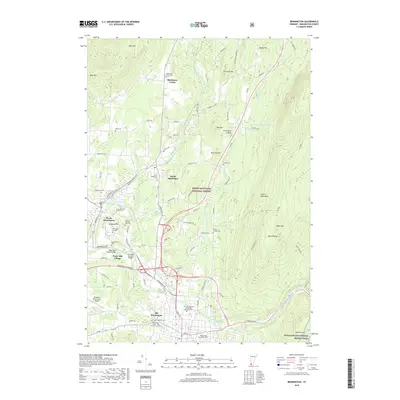 2018 Map of Bennington, 2018 Print